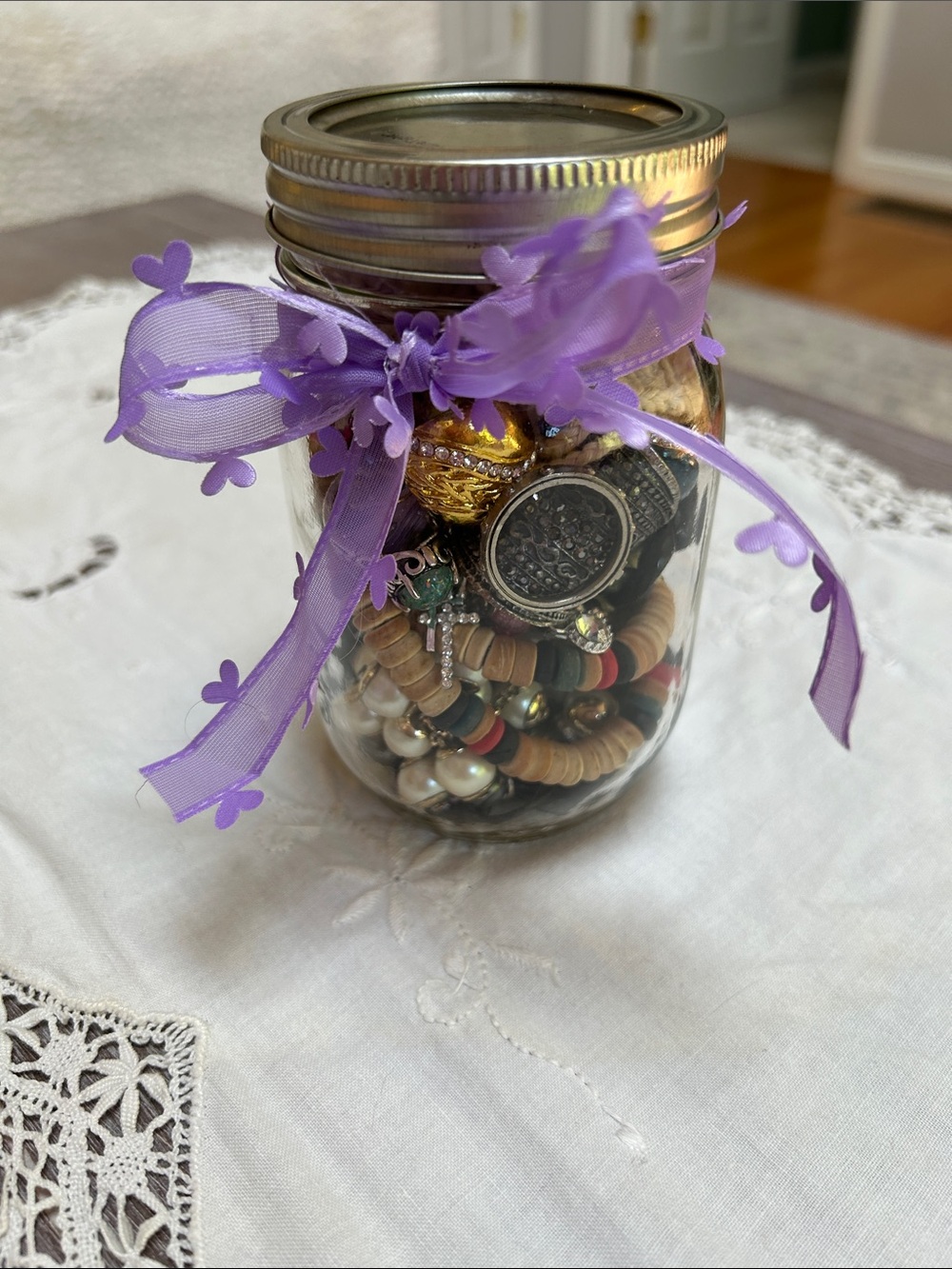 Mystery Mason Jar of Jewelry